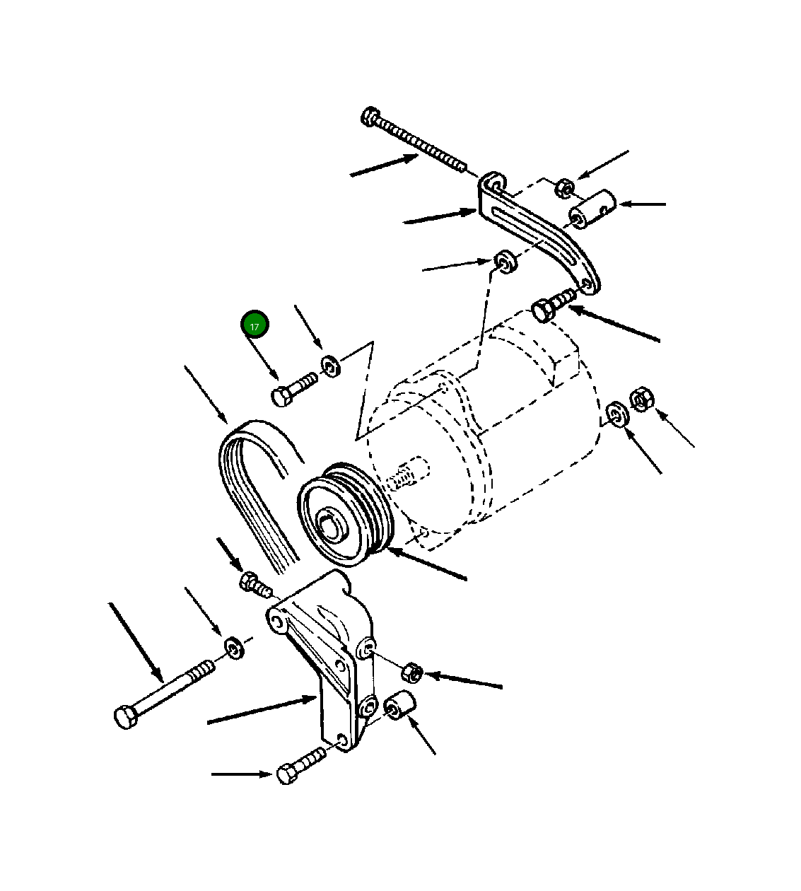 Болт 1246 251 H1 Komatsu