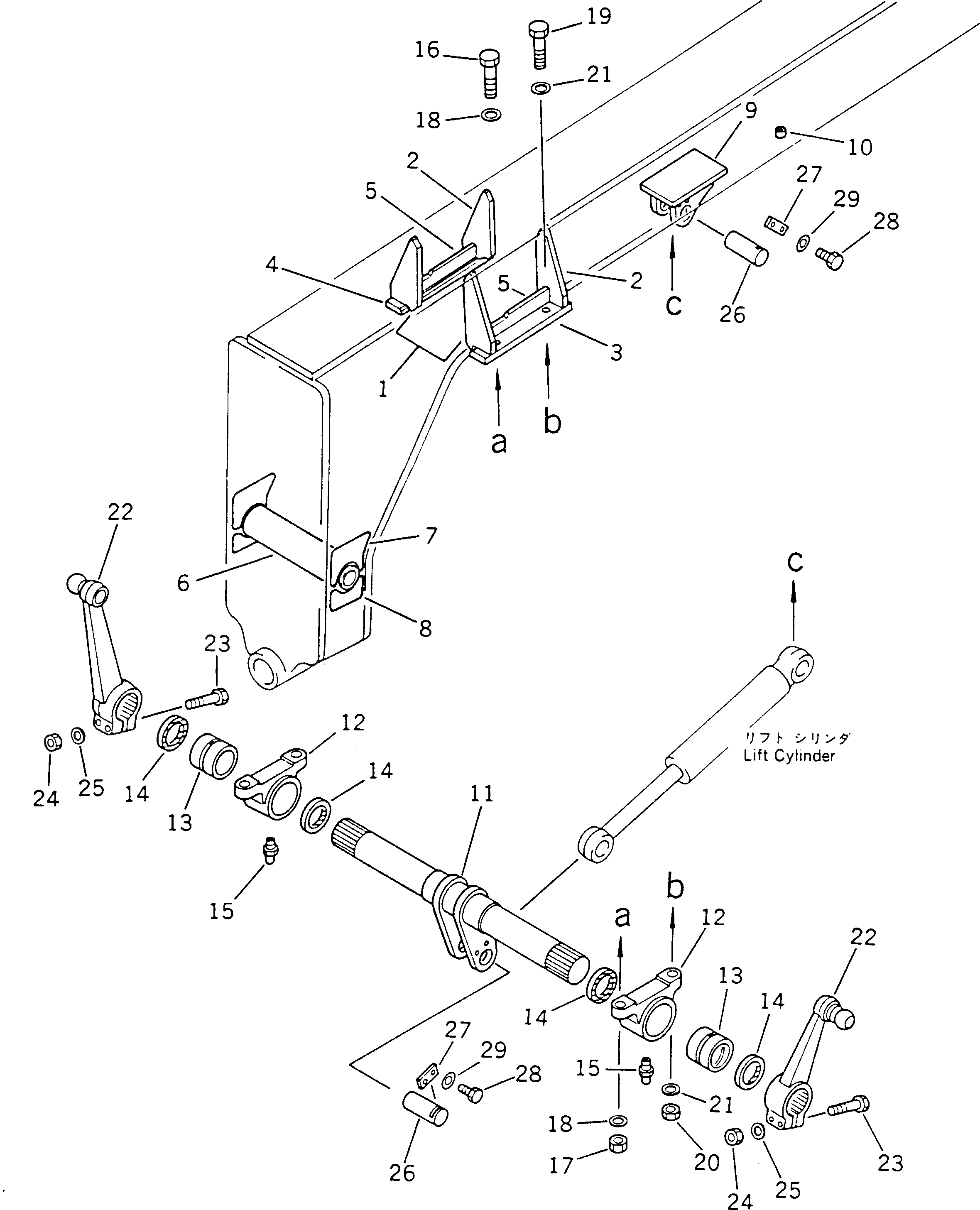 Болт 01091-52000 Komatsu