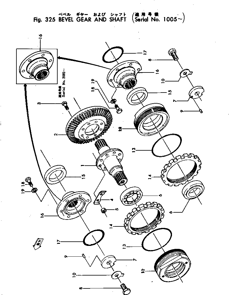 Болт 100-21-12161  Komatsu