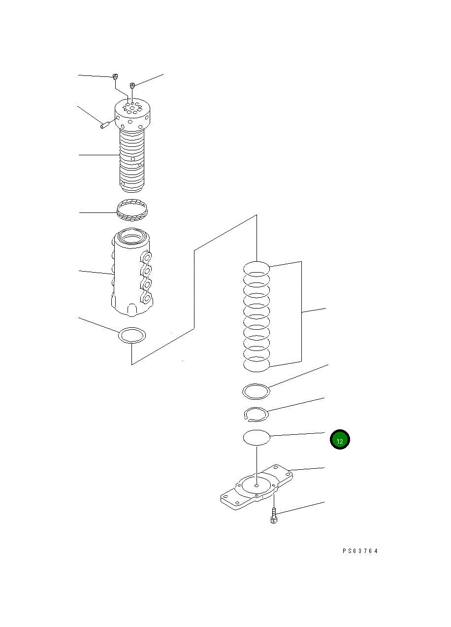 Кольцо уплотнительное (O-Ring) 703-05-98150 Komatsu