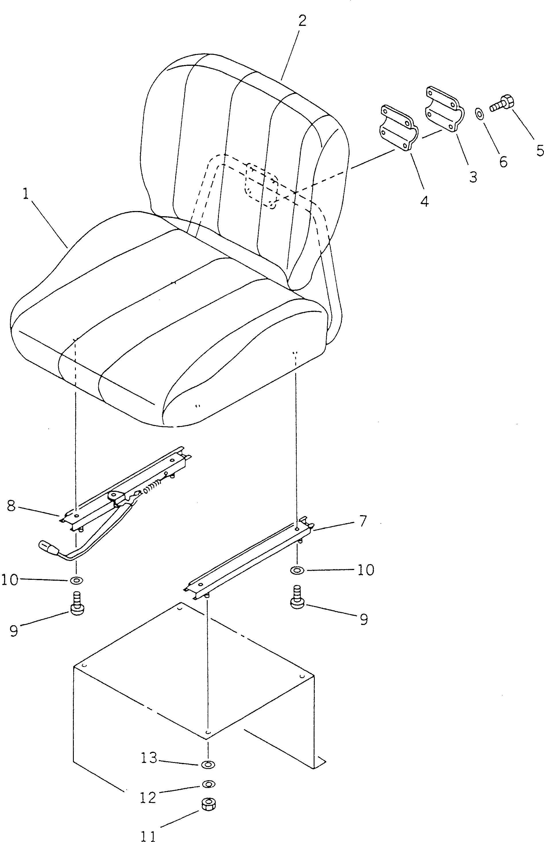 Болт 01010-50614 Komatsu