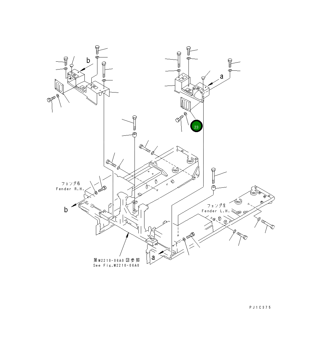 Крышка 17M-54-25530  Komatsu