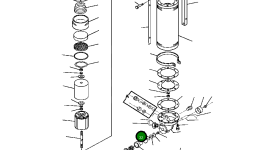 Кольцо уплотнительное (O-Ring) BF3 587 Komatsu