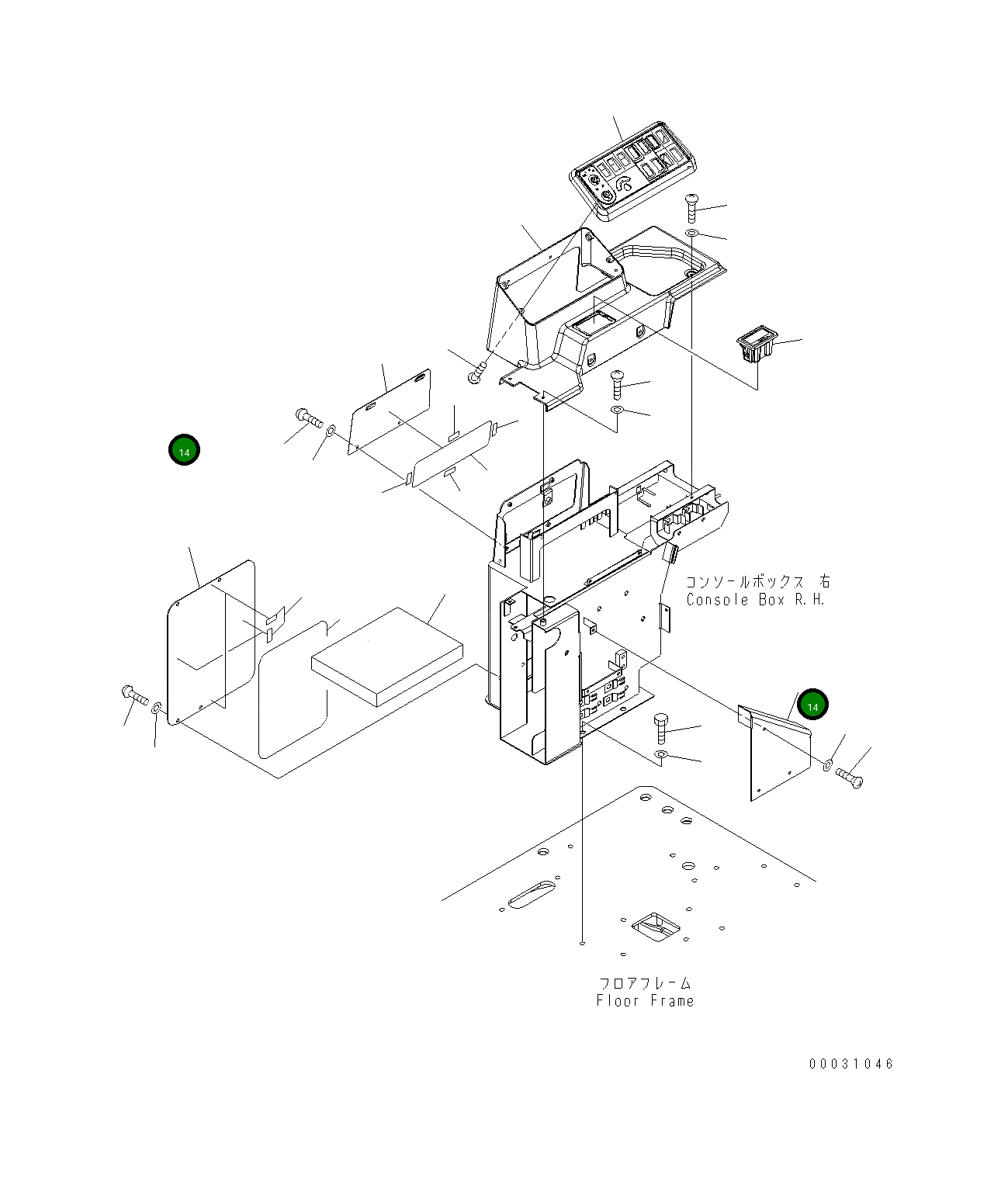 Крышка 421-54-32760  Komatsu