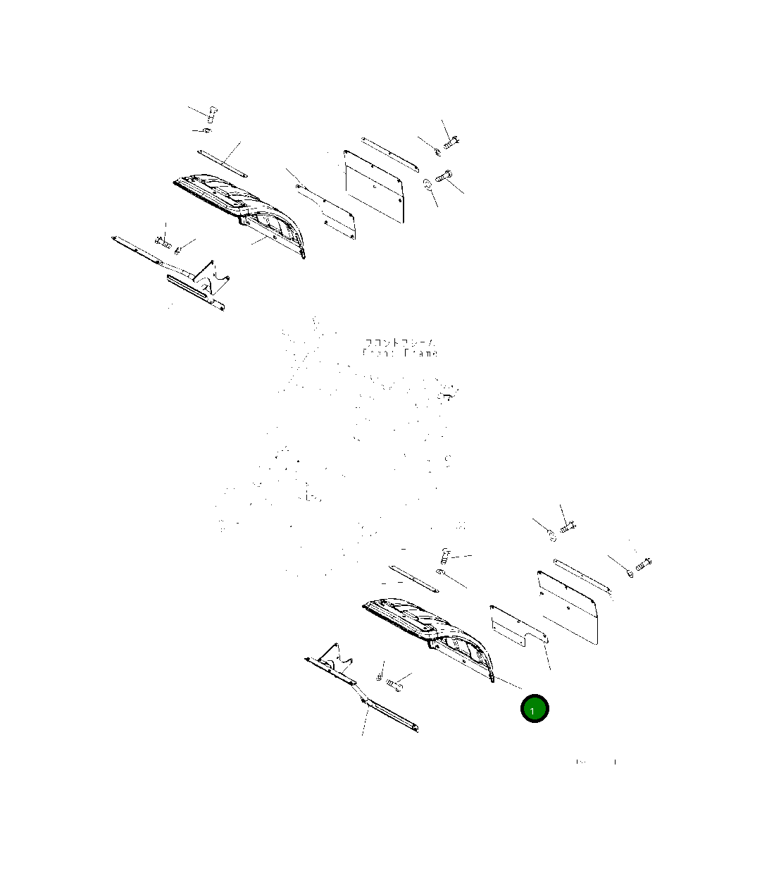 Крышка 423-54-64431  Komatsu
