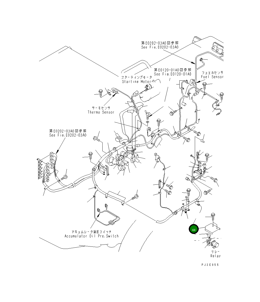 Крышка 23B-06-41460  Komatsu