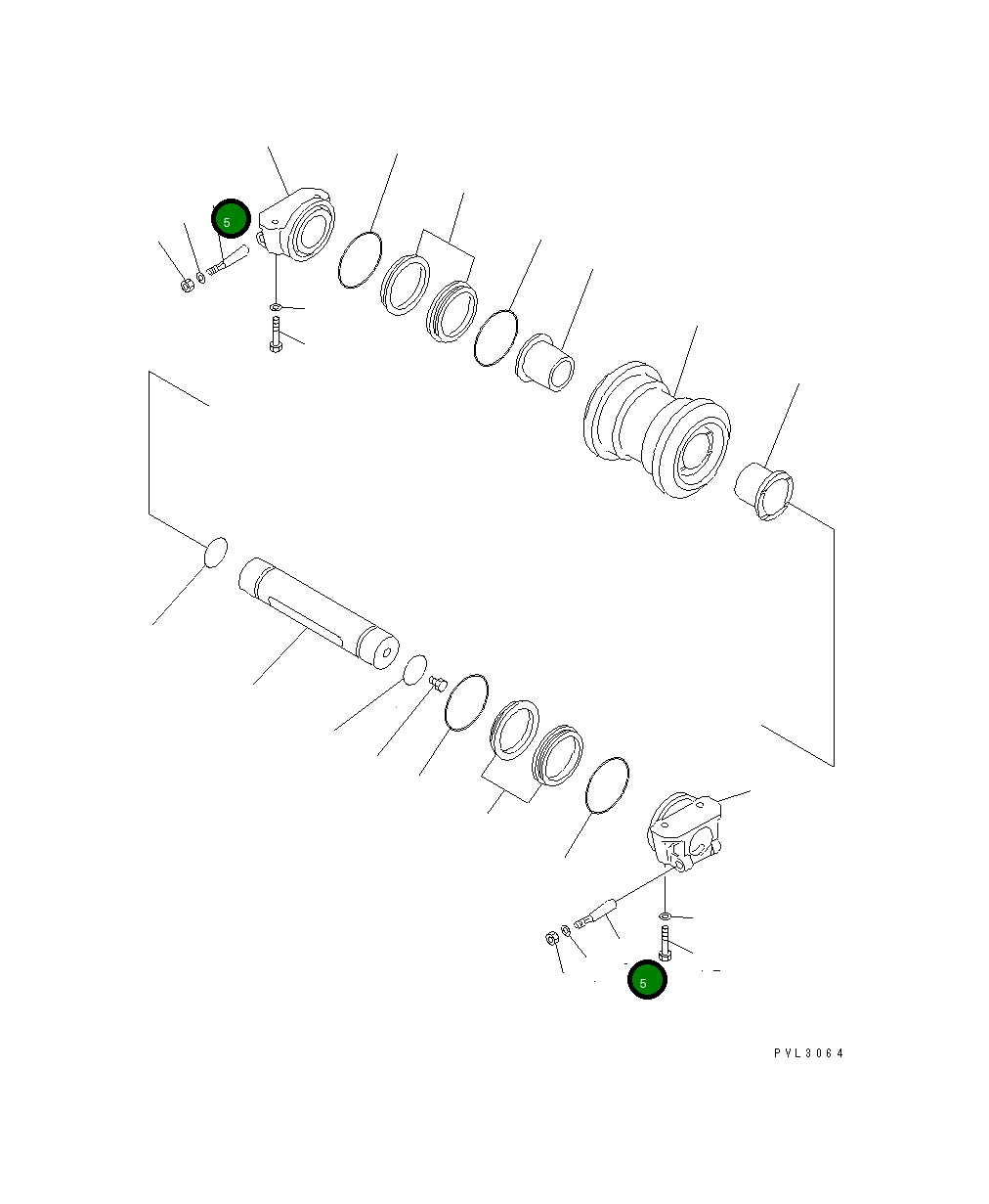 Болт 21T-30-31170 Komatsu
