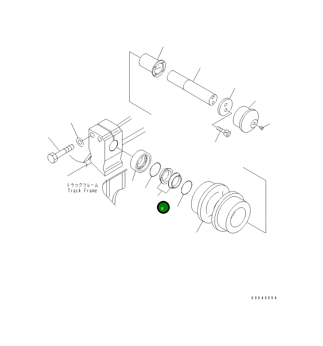 Кольцо 20Y-30-28440 Komatsu