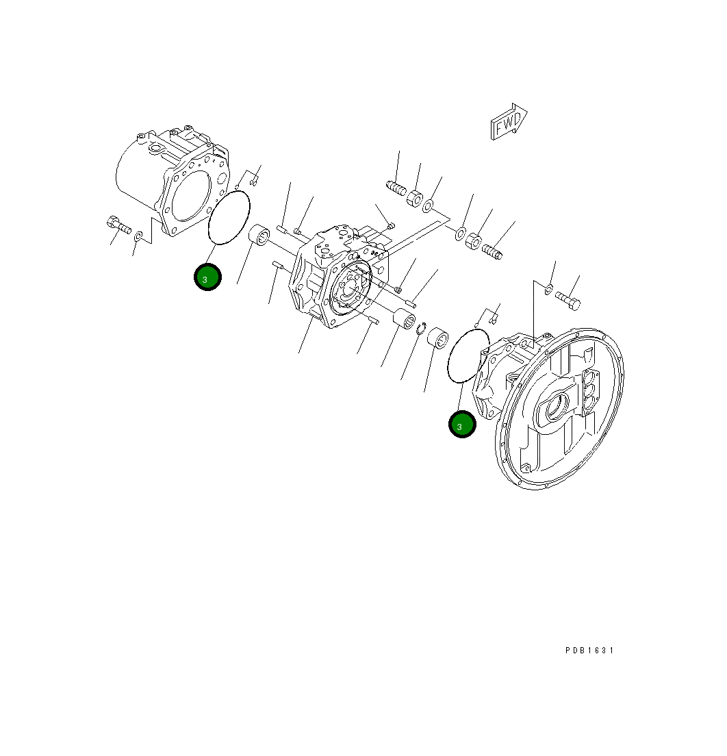 Кольцо уплотнительное (O-Ring) 07000-05180 Komatsu