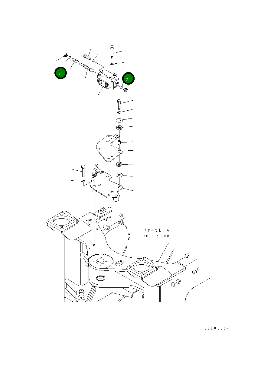 Кольцо уплотнительное (O-Ring) 416-64-15260 Komatsu