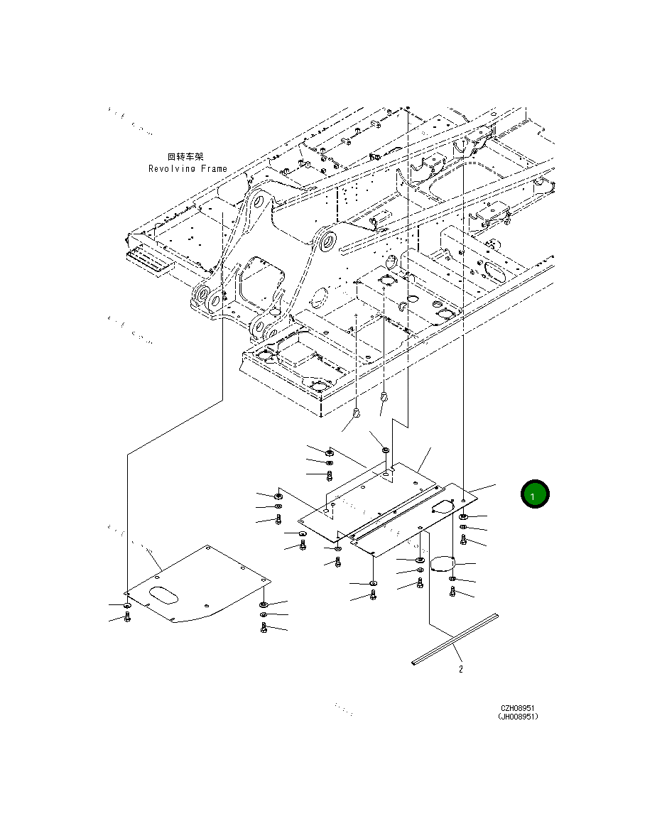 Крышка 207-54-74940 Komatsu