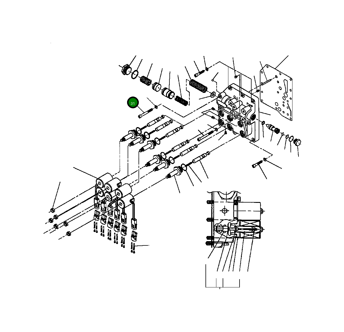 Болт 134 392 Komatsu