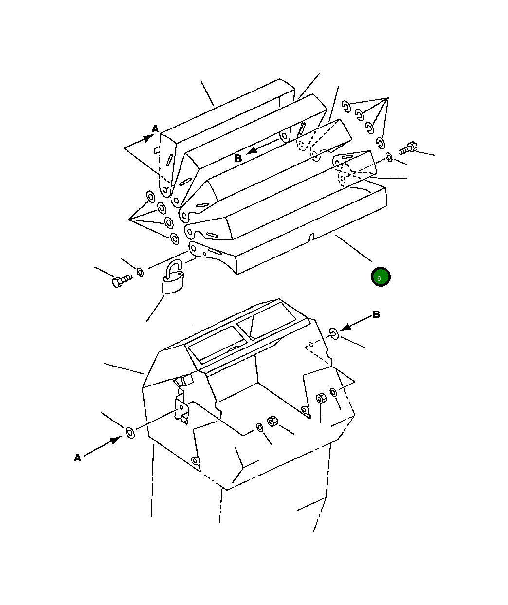 Крышка 419-U56-1150 Komatsu