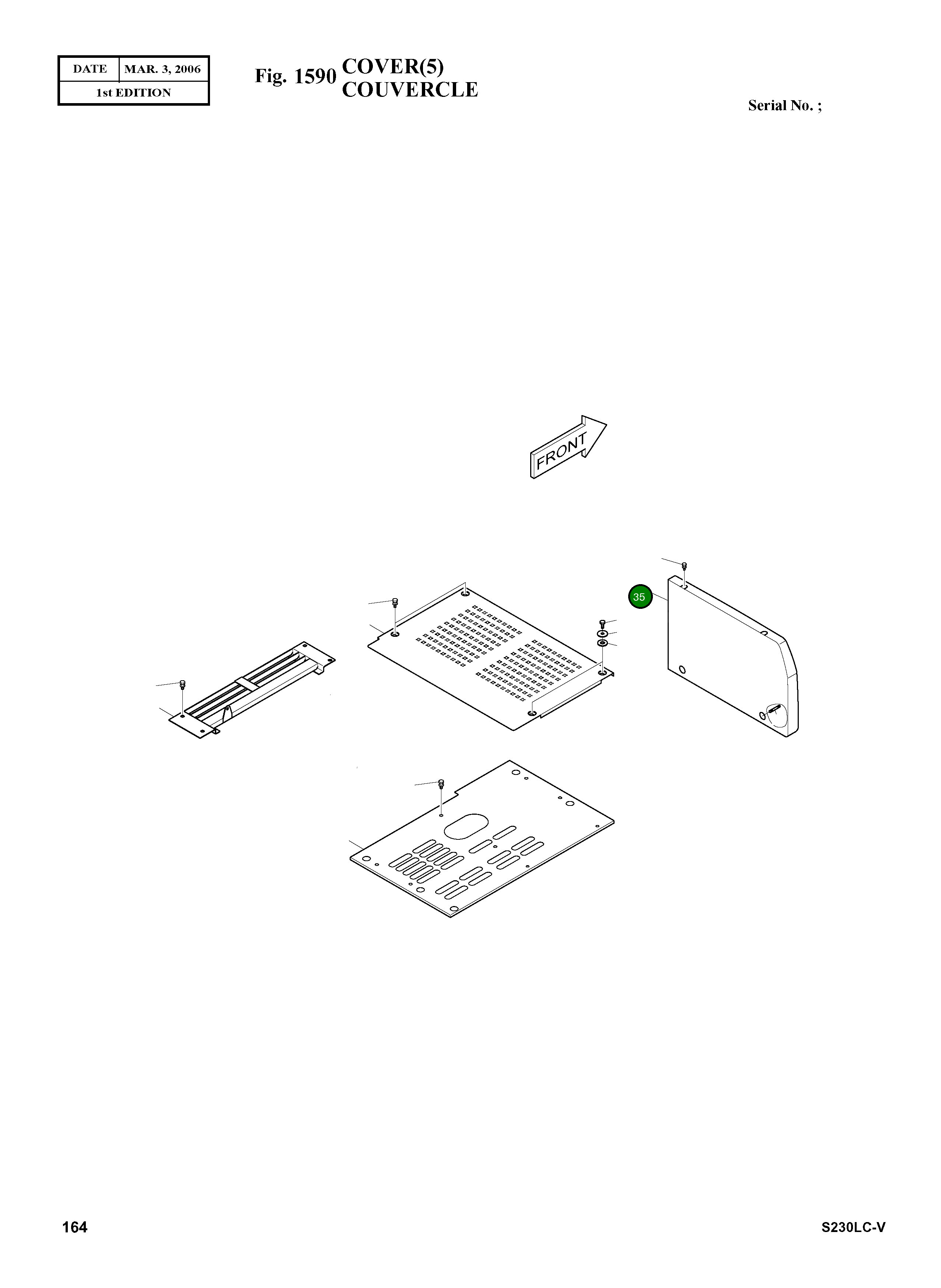 Крышка 621-02000 Komatsu