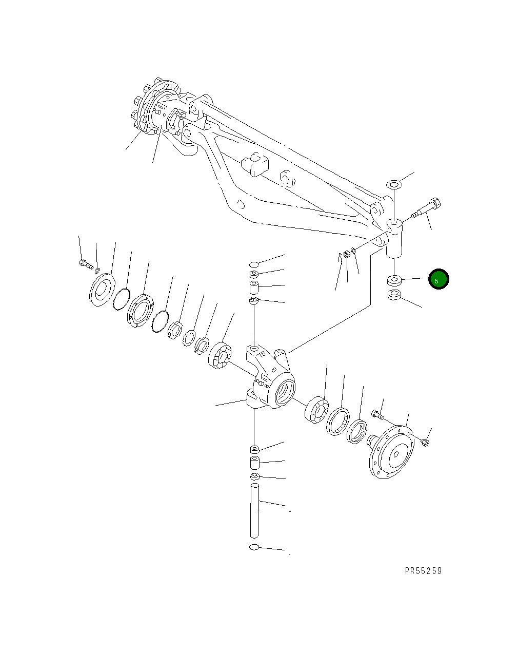 Крышка 234-27-31260 Komatsu