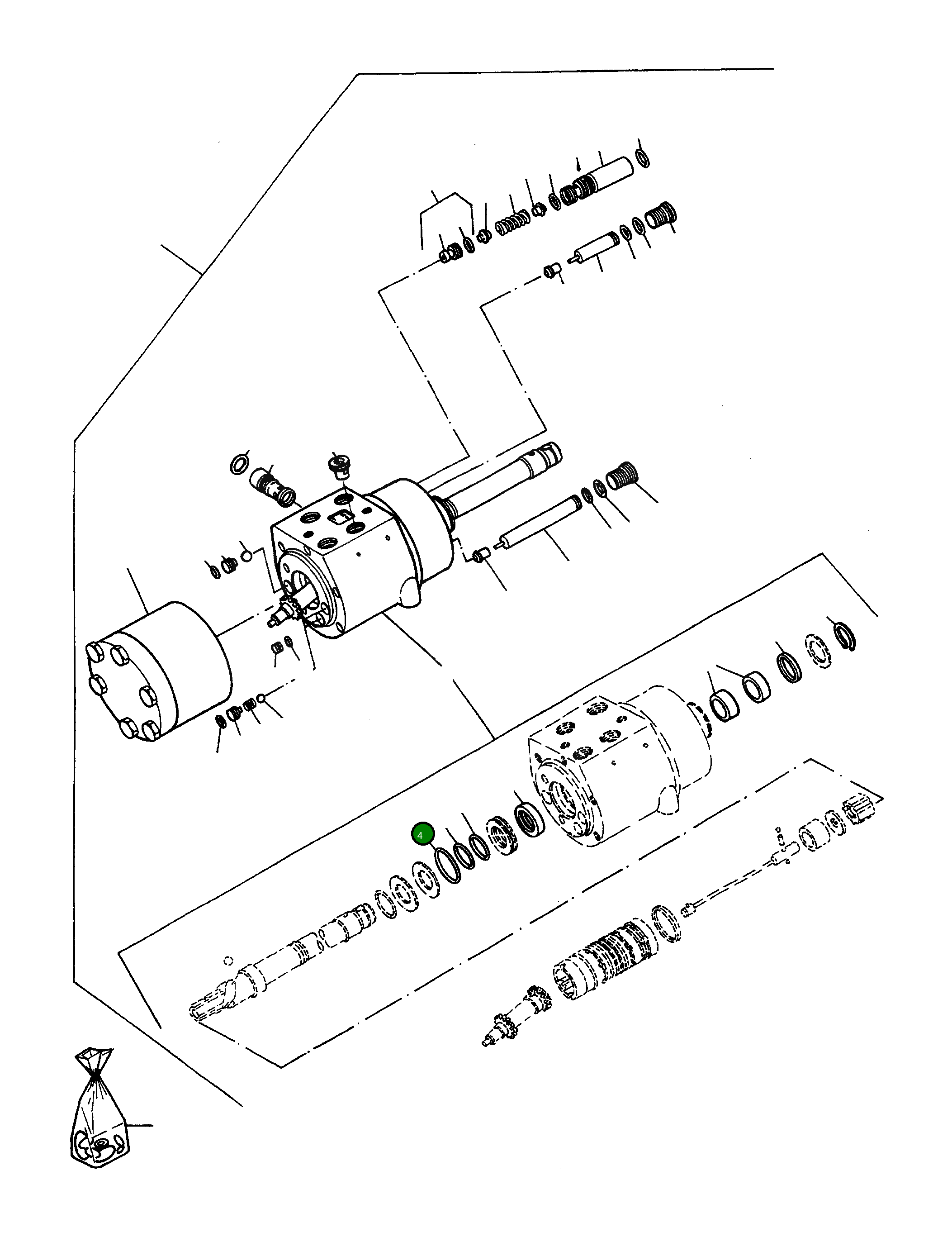 Кольцо уплотнительное (O-Ring) 3232081M1  Komatsu