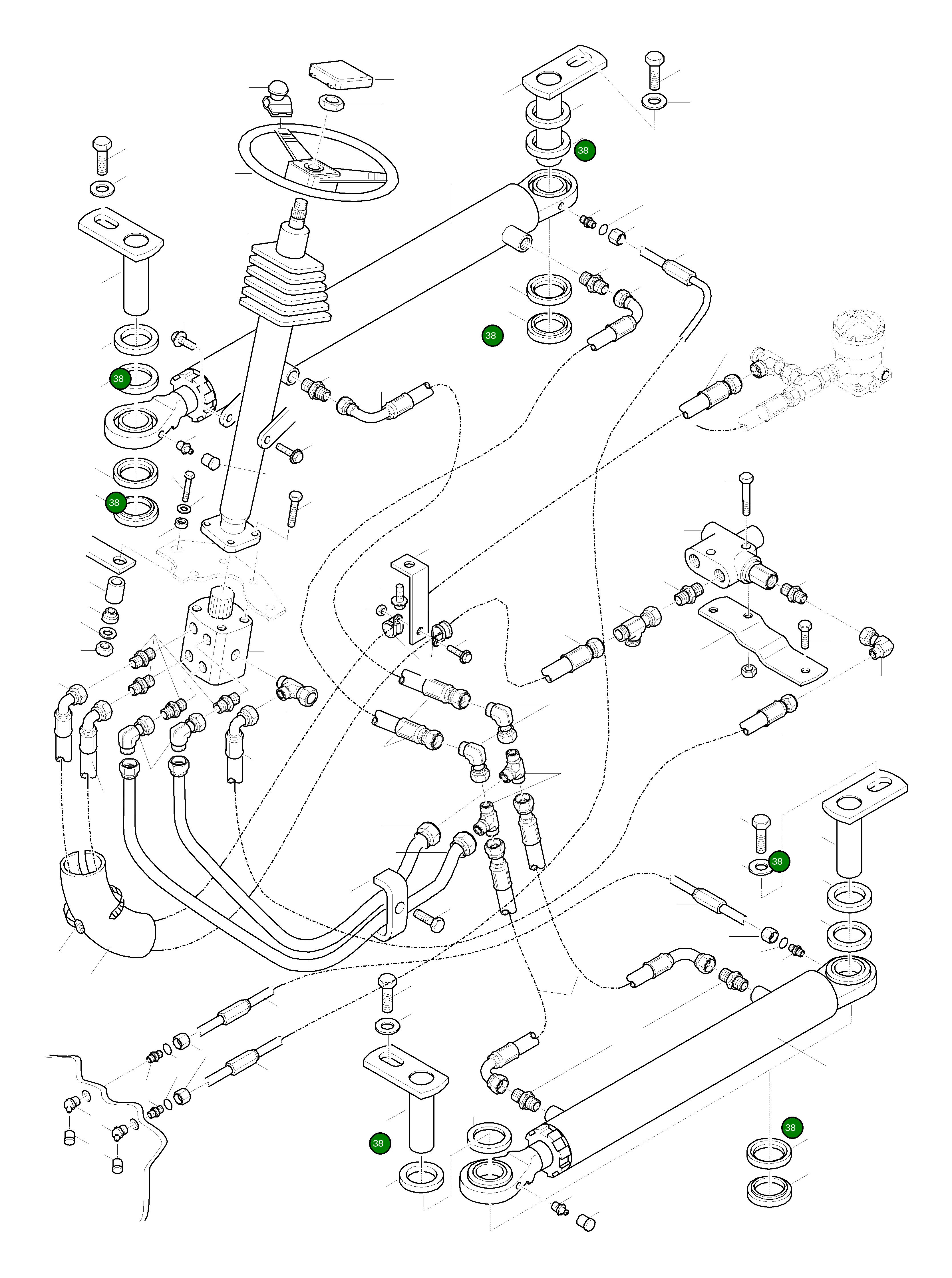 Кольцо 42U-40-11A60 Komatsu