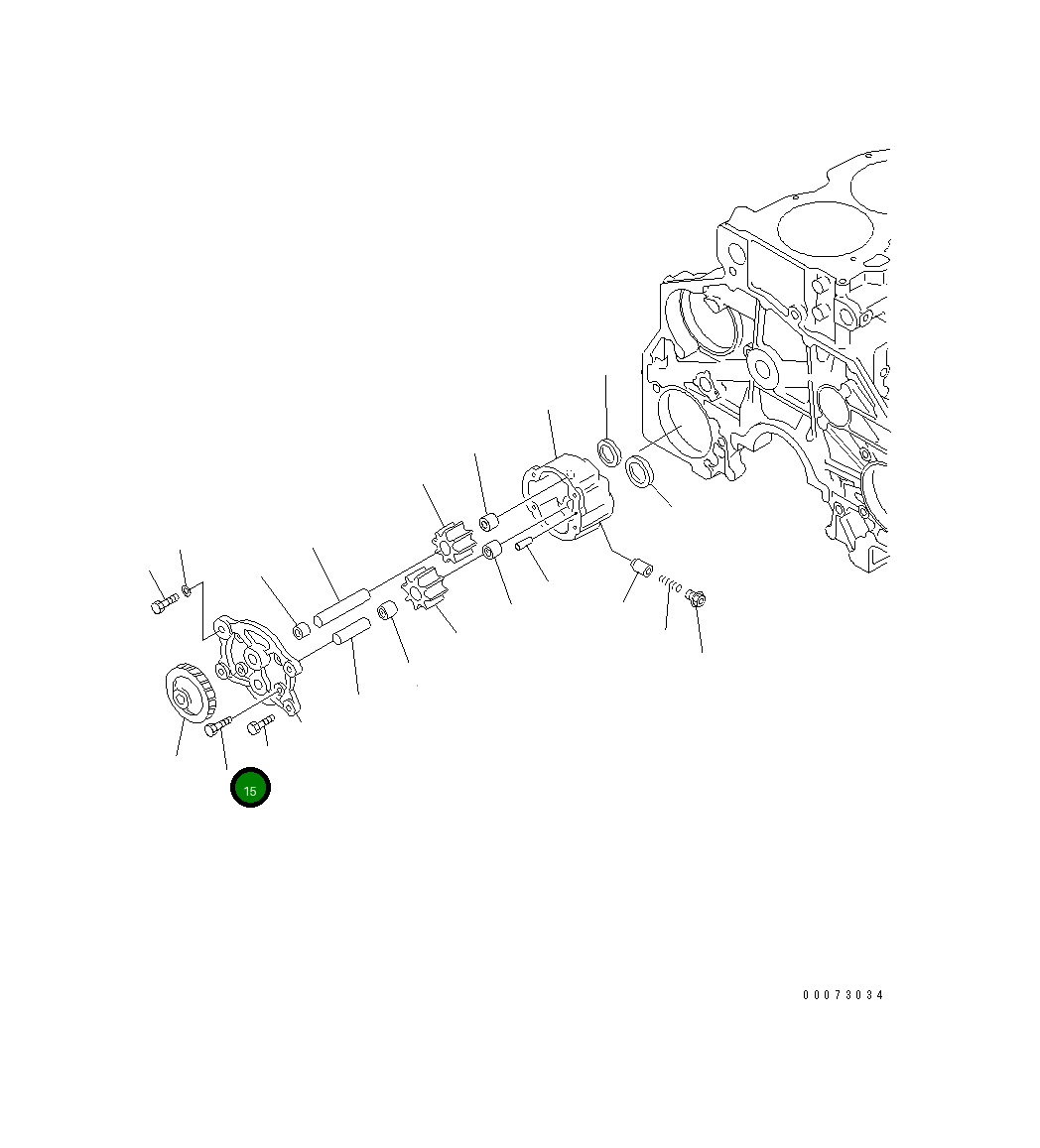 Болт PMMF100055 Komatsu