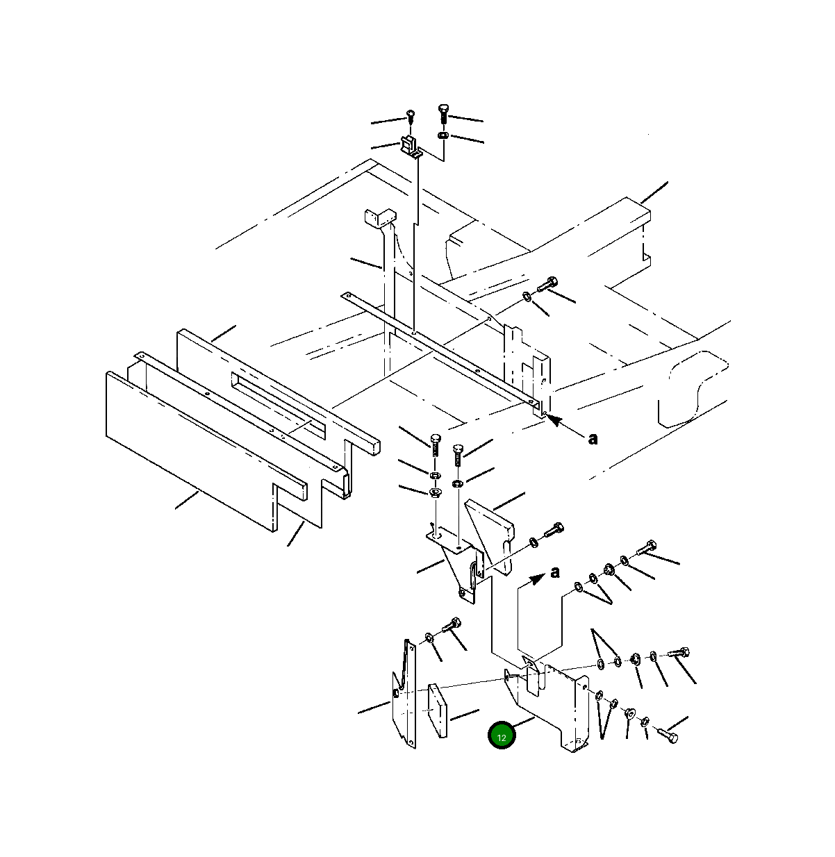 Крышка 208-54-58150 Komatsu