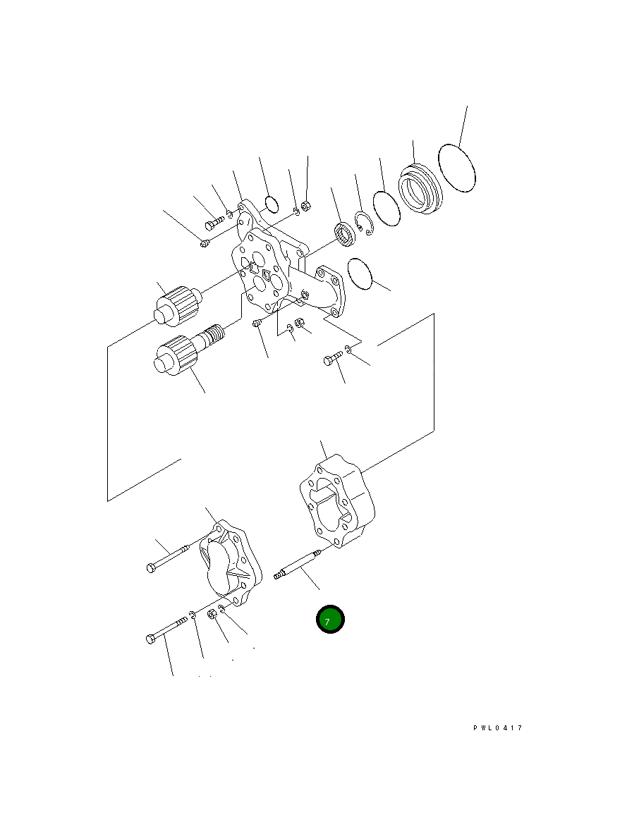 Болт 07440-71070 Komatsu