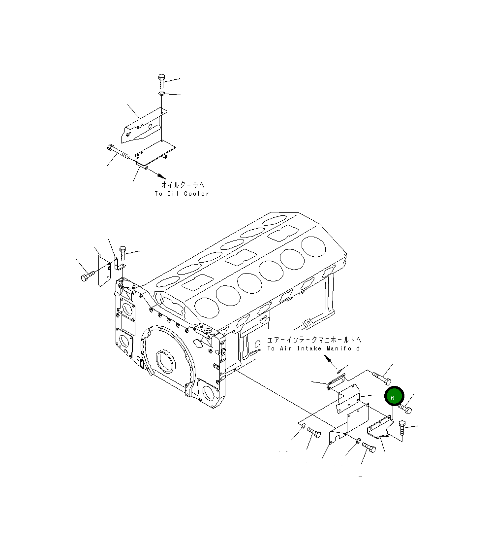 Крышка 6215-75-2610 Komatsu