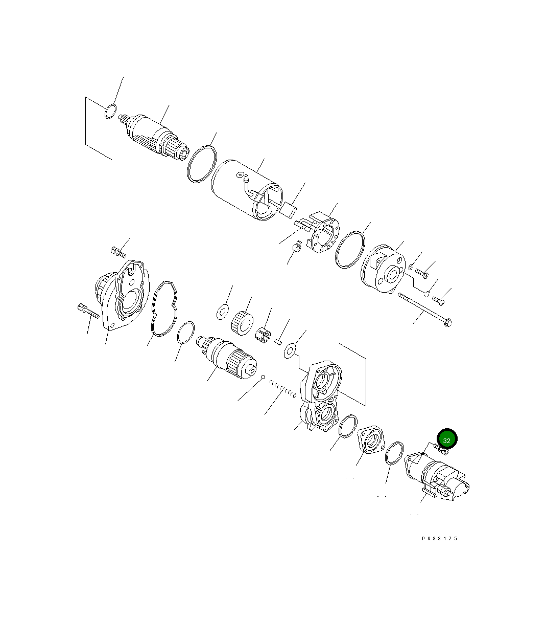 Болт KD0-09001-5290 Komatsu