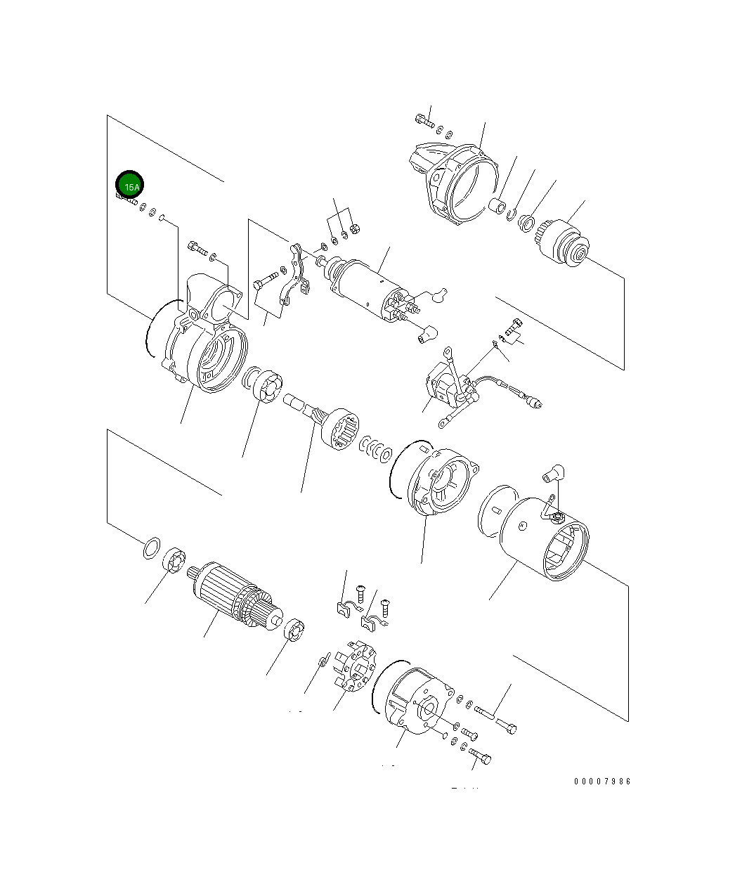 Болт KD0-09001-5010 Komatsu