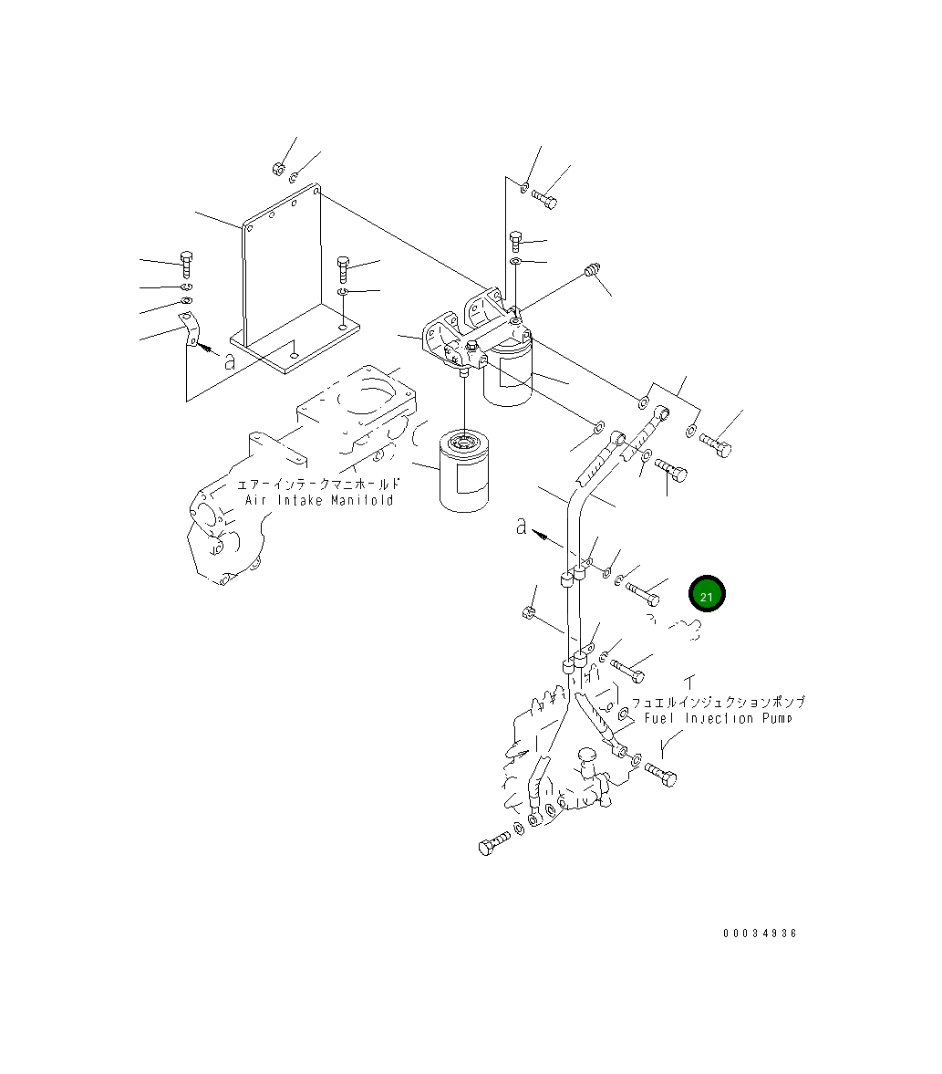 Болт 01010-30812 Komatsu