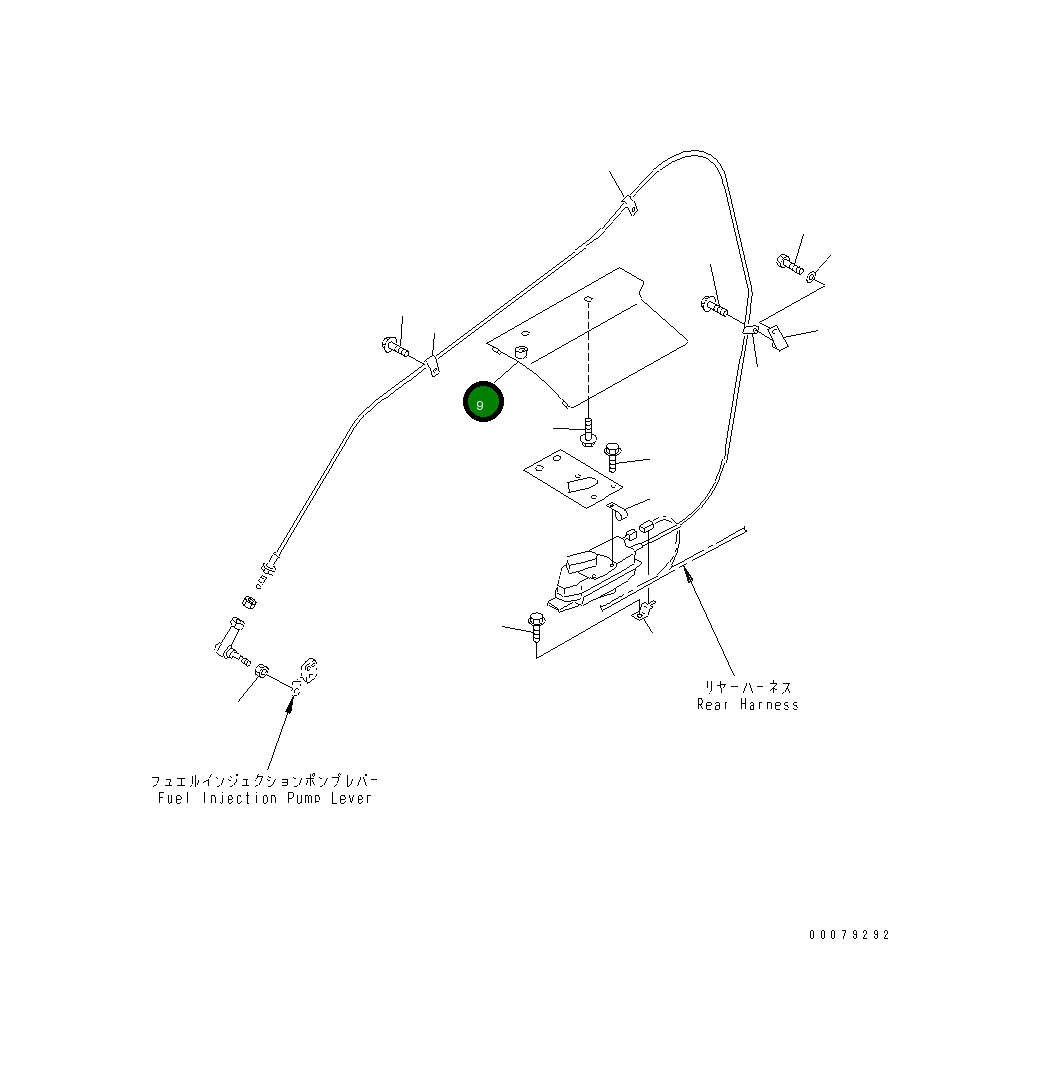 Крышка 427-06-12490 Komatsu