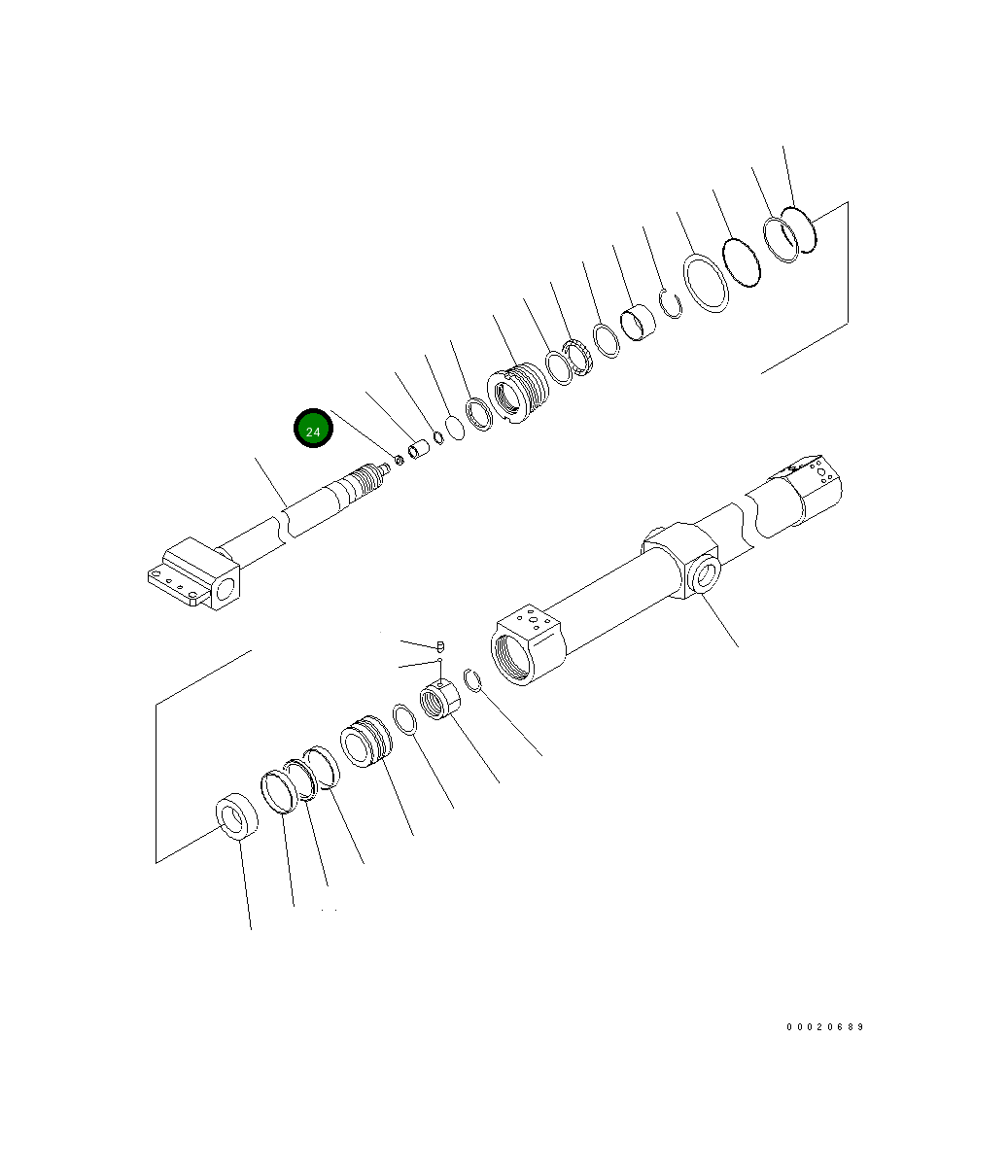 Кольцо (K1) KB30981-30009 Komatsu