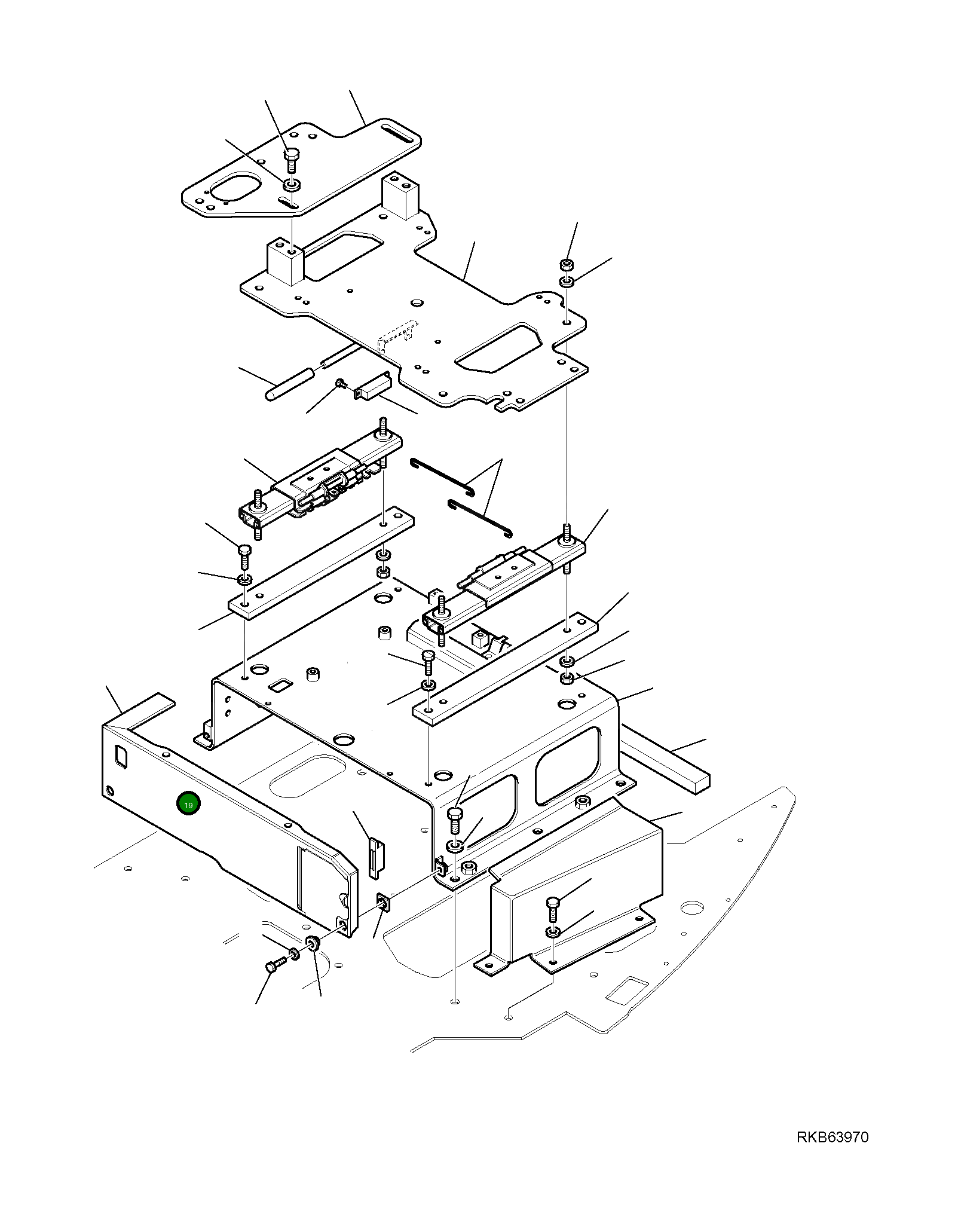 Крышка 22U-43-R1312 Komatsu