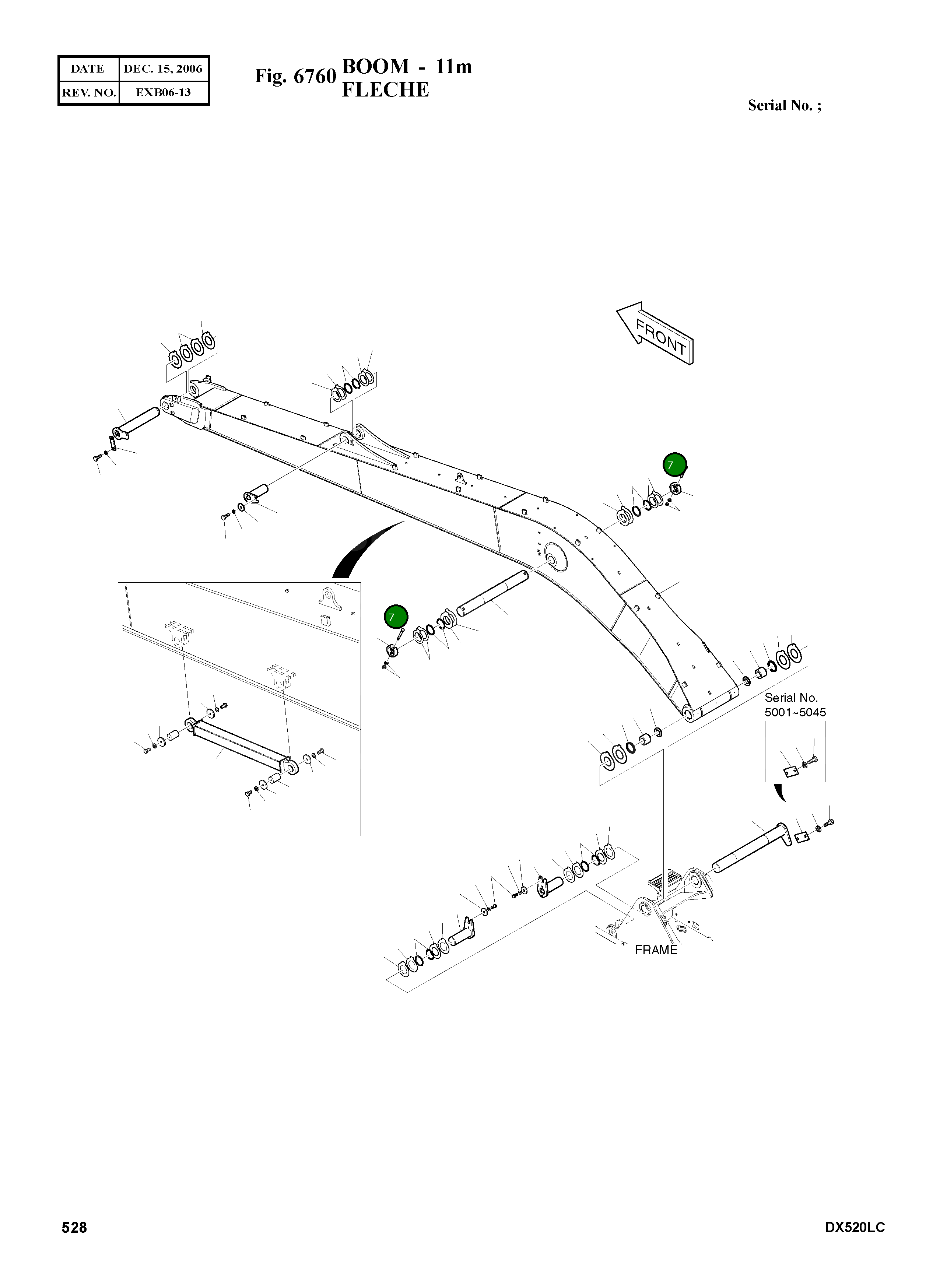 Болт S0572166 Komatsu