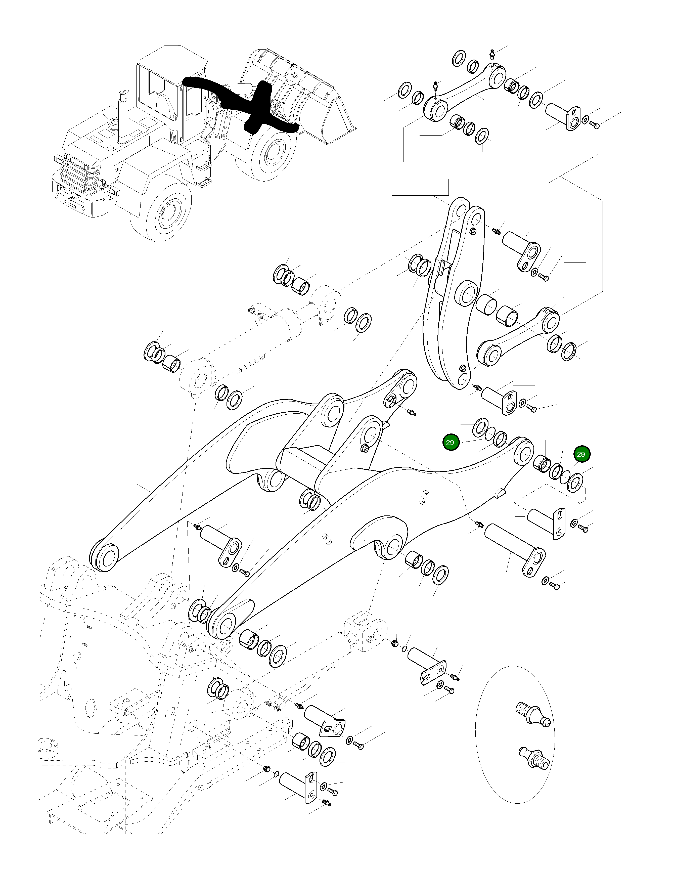 Кольцо уплотнительное (O-Ring) 42Y-00-H0230 Komatsu