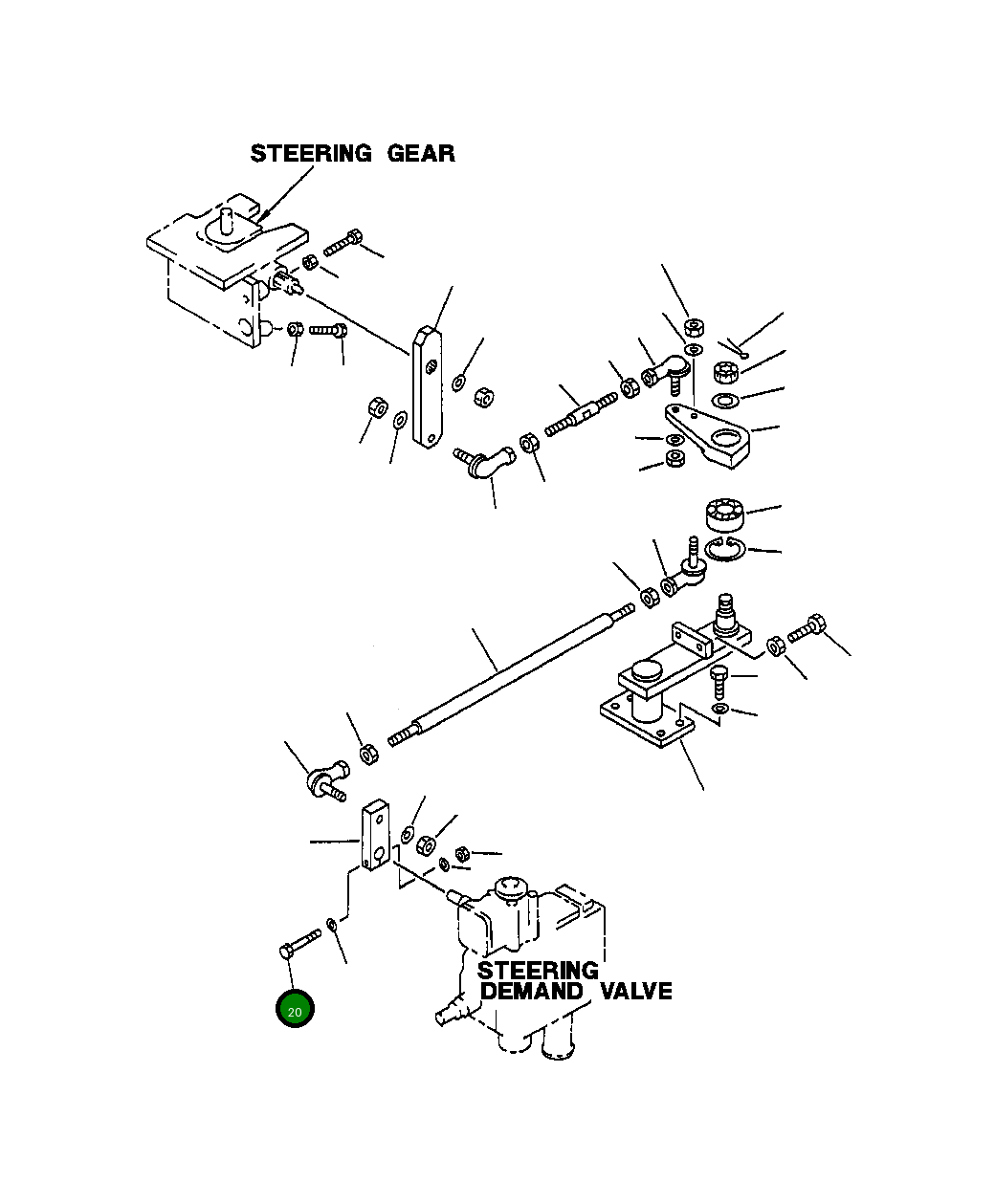 Болт 01090-51265  Komatsu
