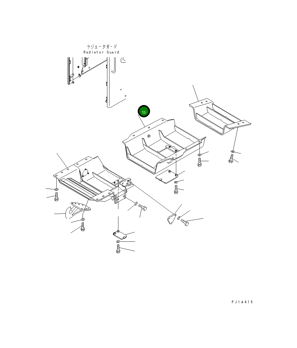 Крышка 196-54-22130 Komatsu