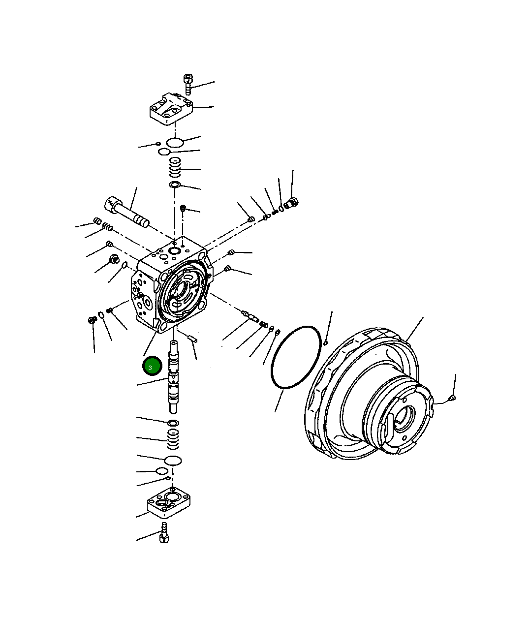 Крышка 708-8F-31510  Komatsu