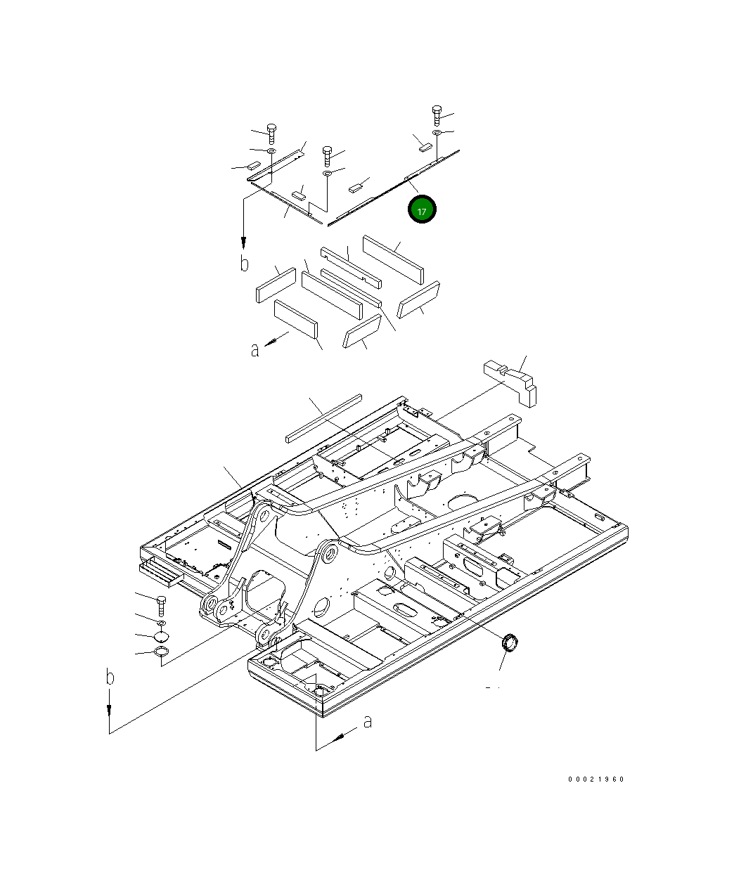 Крышка 207-46-71531  Komatsu