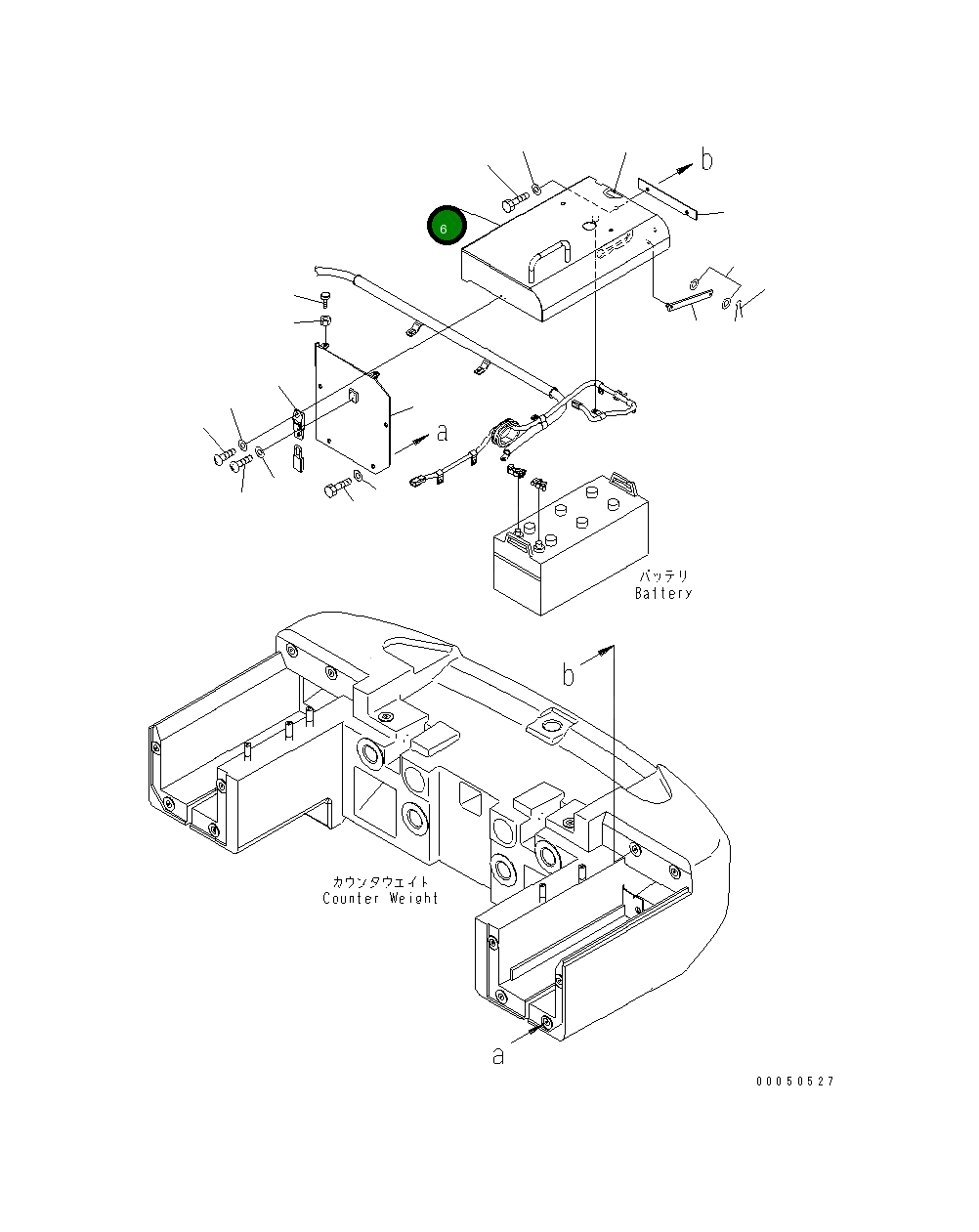 Крышка 421-06-44210 Komatsu