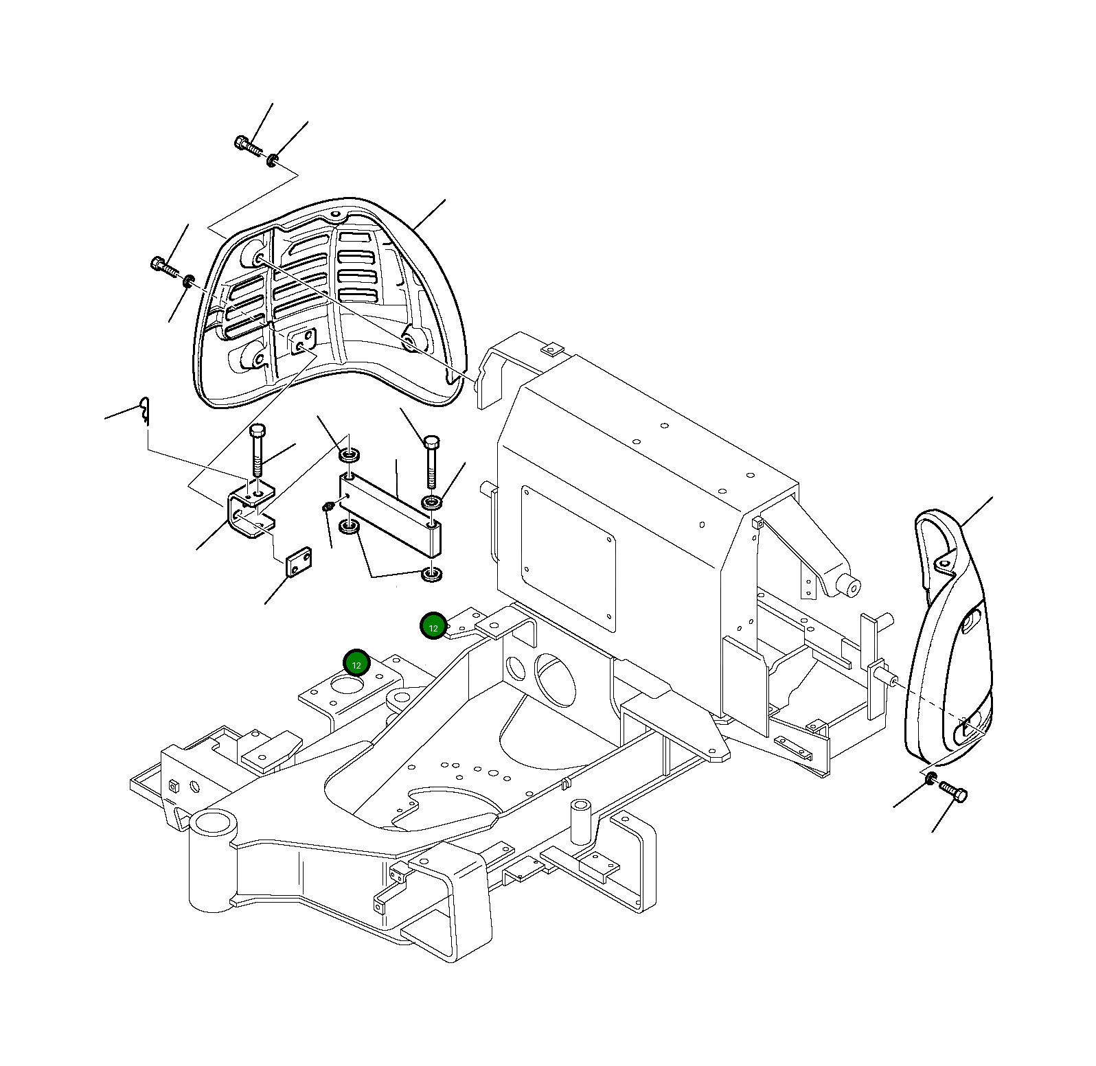 Болт 801025559 Komatsu