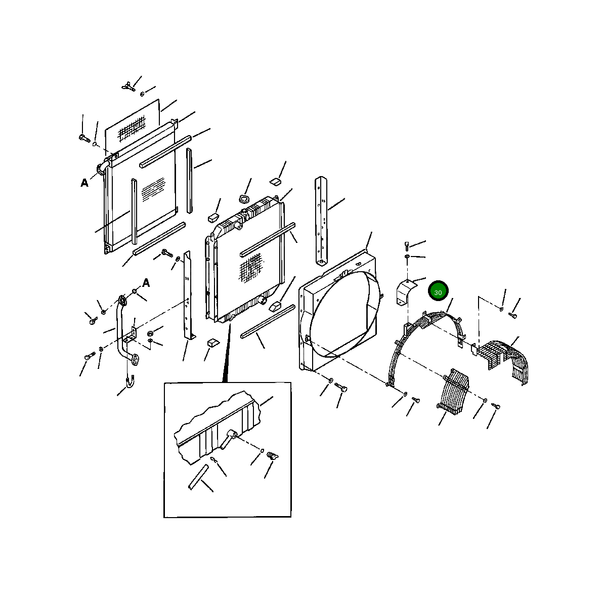 Крышка 207-03-68210 Komatsu