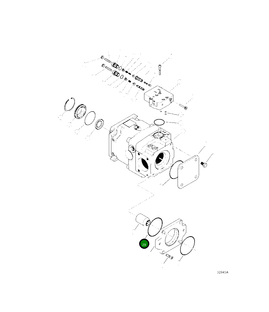 Кольцо уплотнительное (O-Ring) 27212KF Komatsu