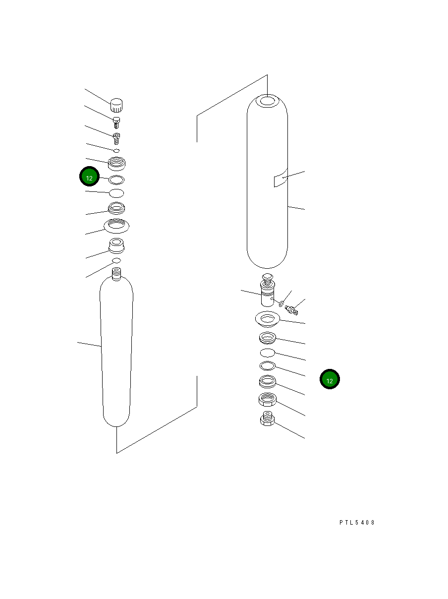 Кольцо 21T-60-12760 Komatsu