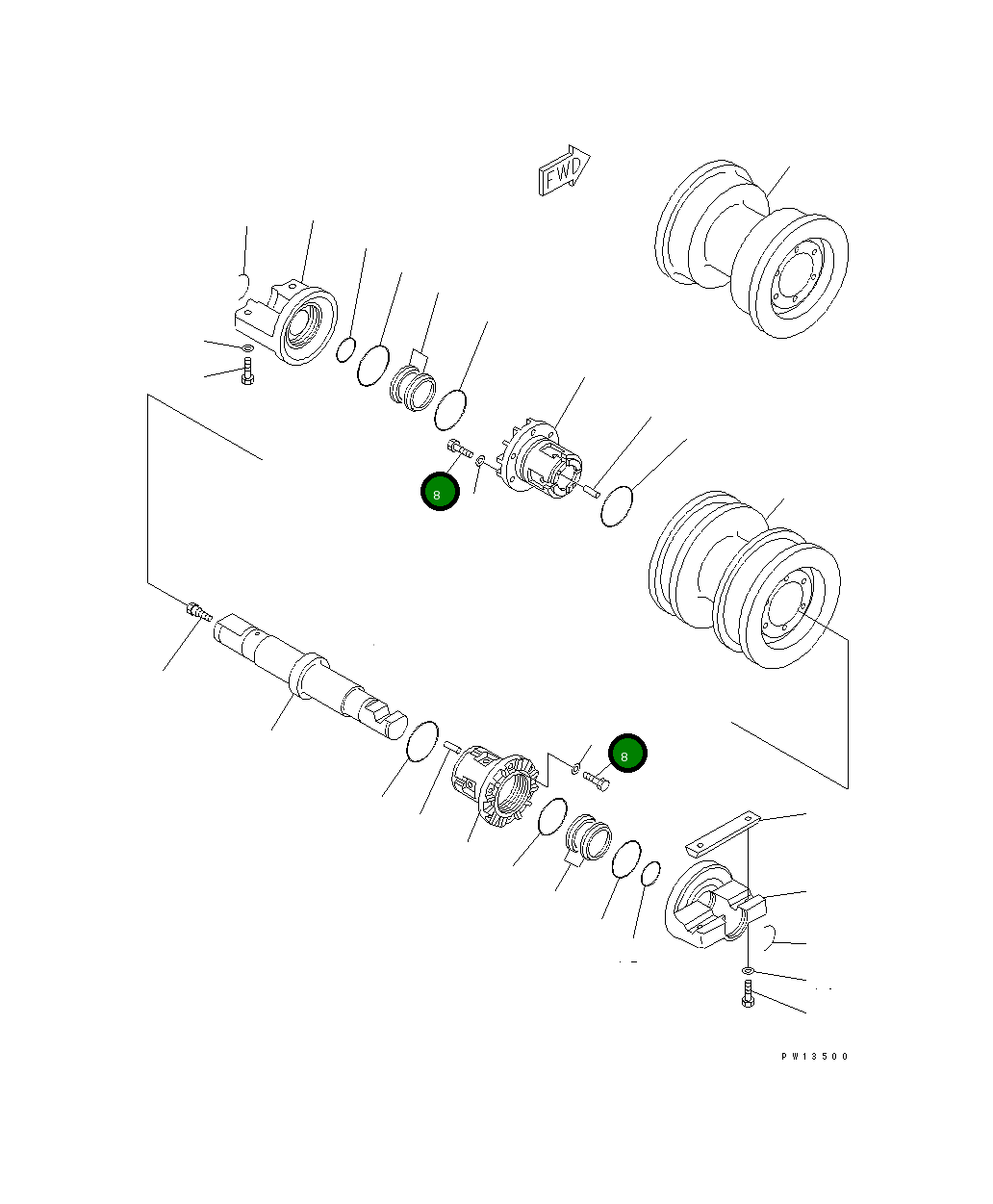 Болт 175-30-36340 Komatsu