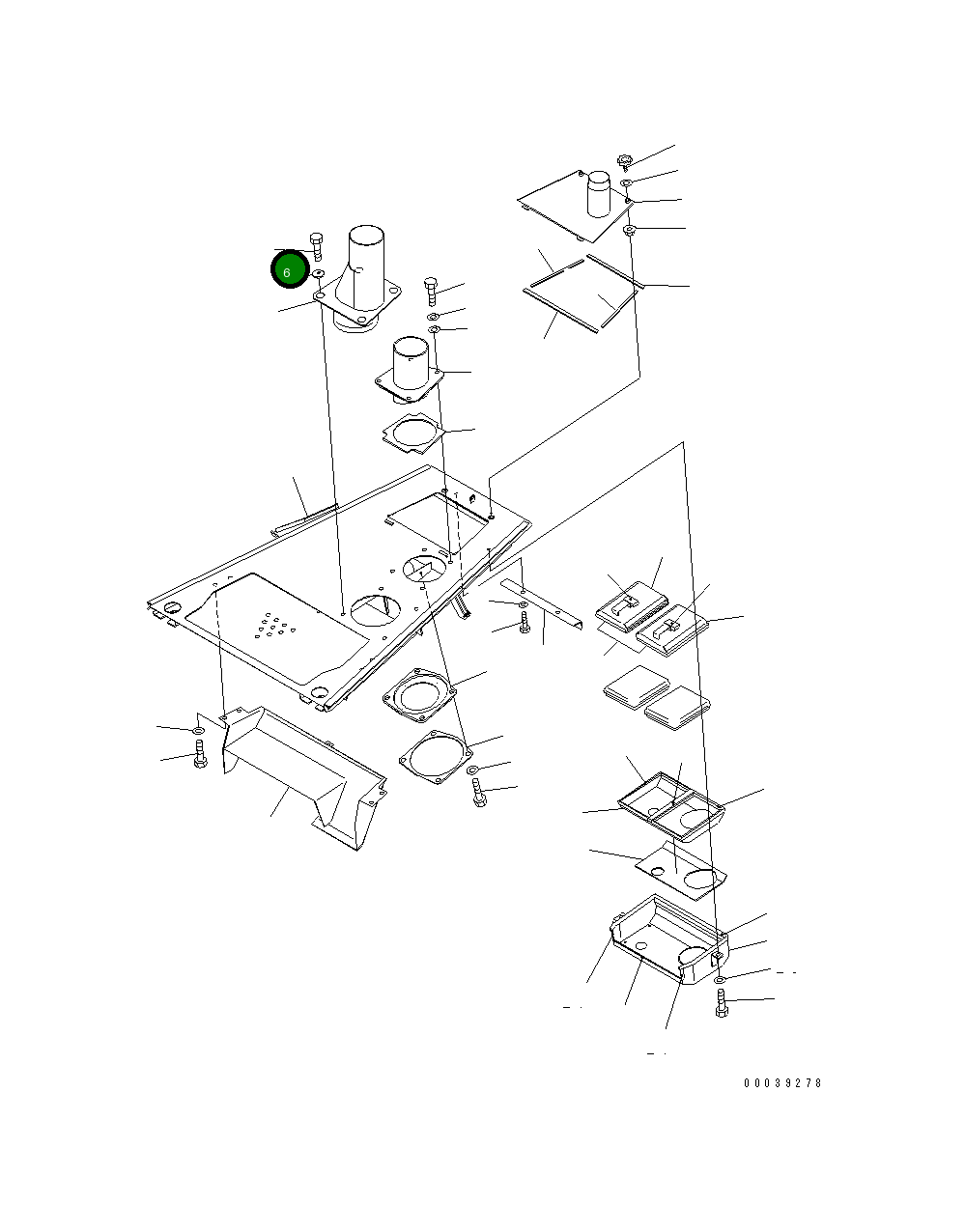 Болт 01010-71230 Komatsu