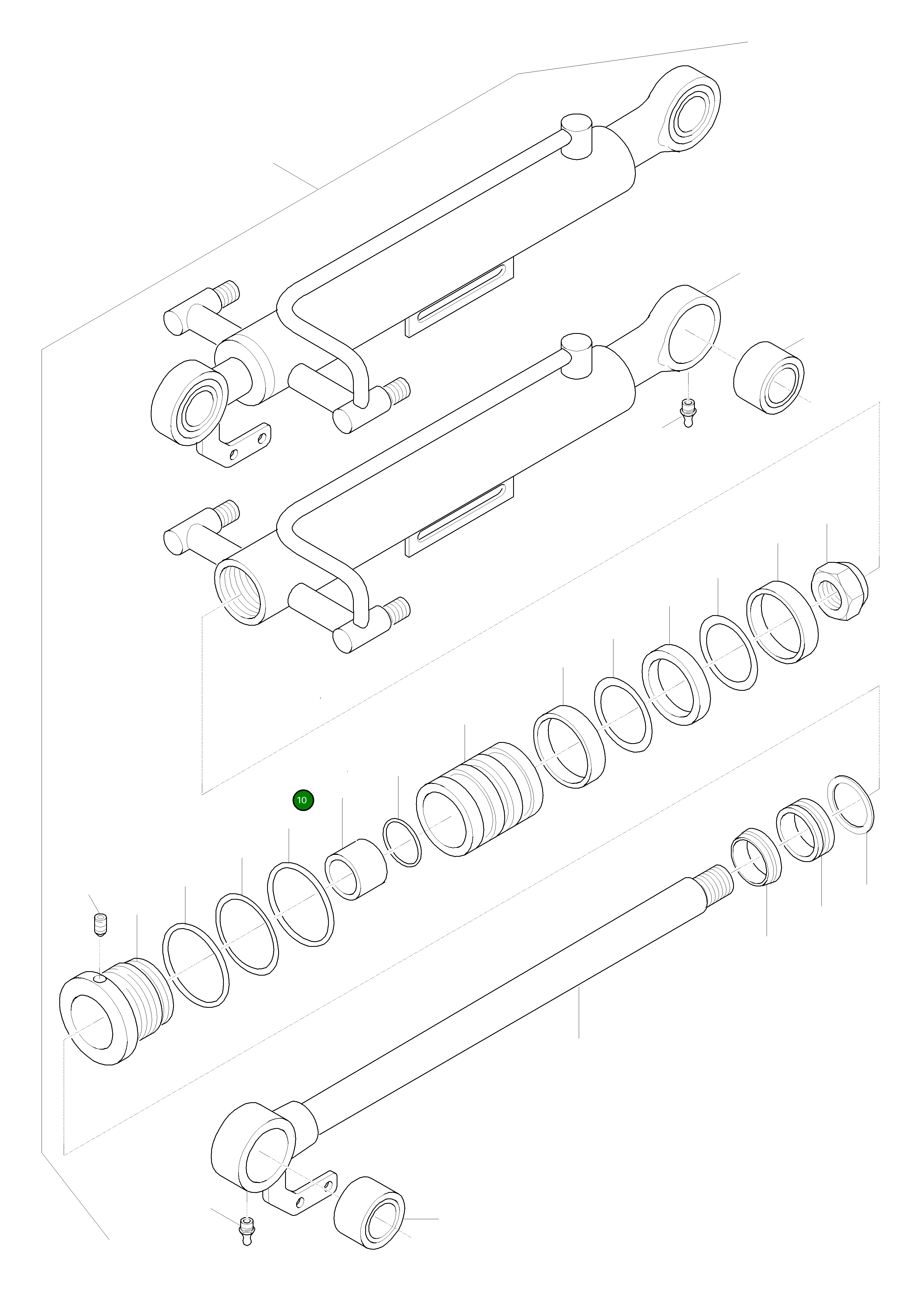 Кольцо уплотнительное (O-Ring) 42T-63-H0P08 Komatsu