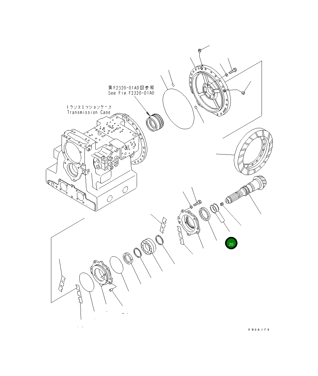 Кольцо 124-15-59240 Komatsu