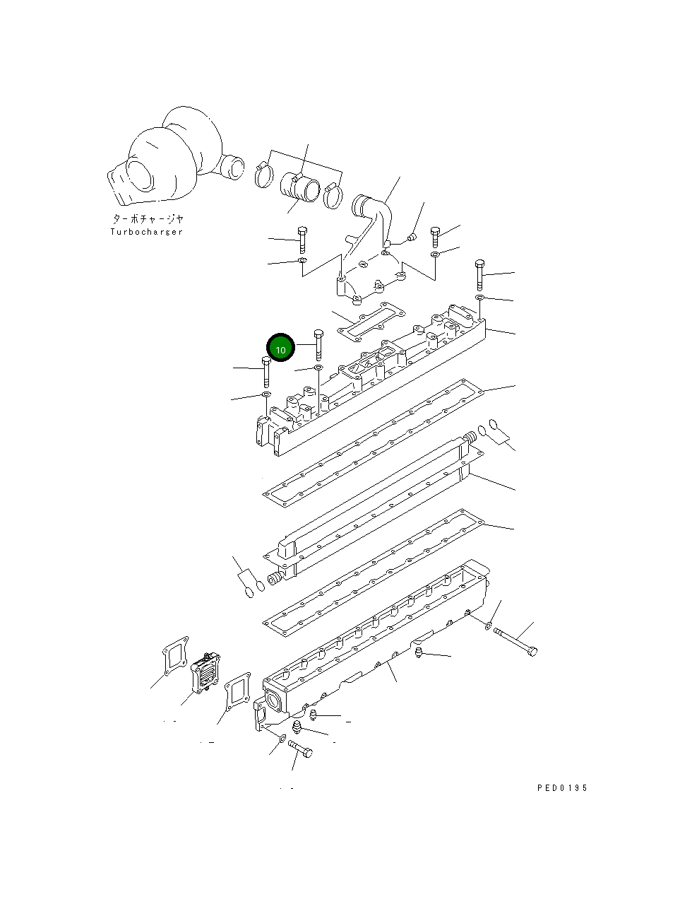 Болт 6150-81-8510 Komatsu
