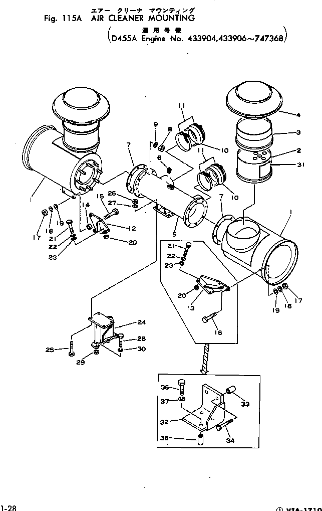 Болт 02011-70527 Komatsu