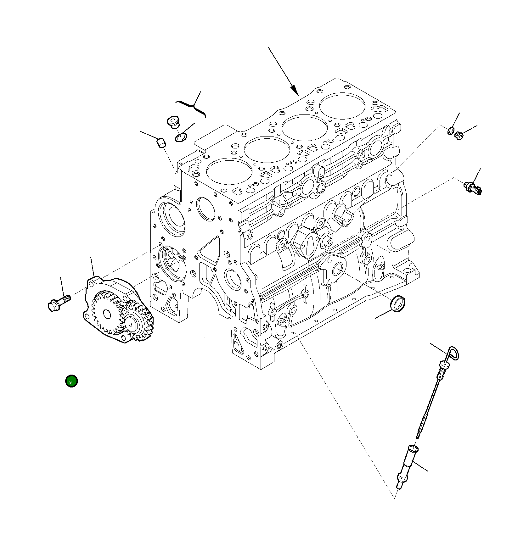 Болт EA4899090 Komatsu