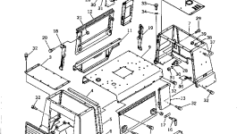 Глухая деталь M721145006020 Komatsu